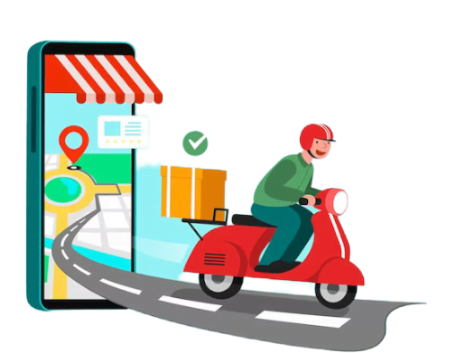 Τρόποι Παράδοσης 2 delivery staff ride motorcycles shopping concept 1150 34879 PhotoRoom 1
