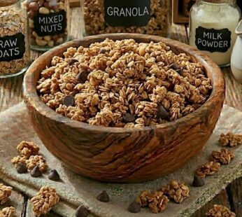 Τραγανές Νιφάδες Βρώμης με Σοκολάτα / Chocolate Crunchy Oat Clusters (Granola)